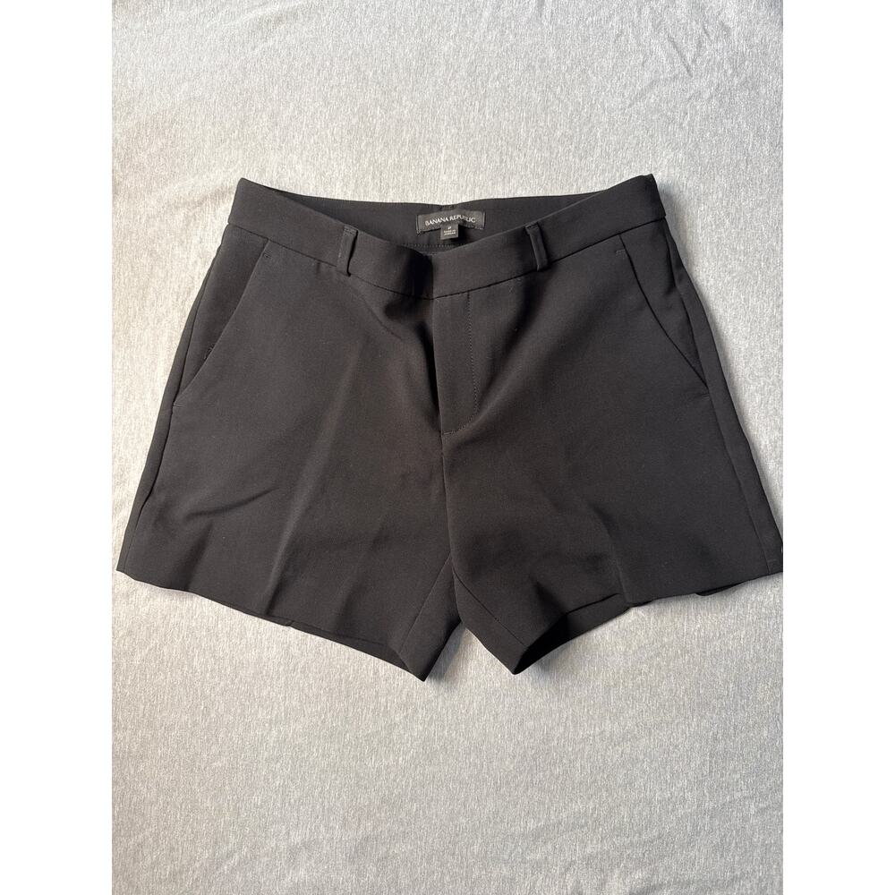 Banana Republic Black Dress Shorts Size 2 Women's 6” Inseam Business Casual